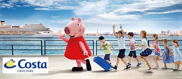 Poď na loď s Costa Cruises a stretni Peppa Pig